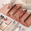 4-in-1 Tragbare Kosmetiktasche, faltbar, kompakt, mit vier herausnehmbaren Fächern, Organizer für Make-up