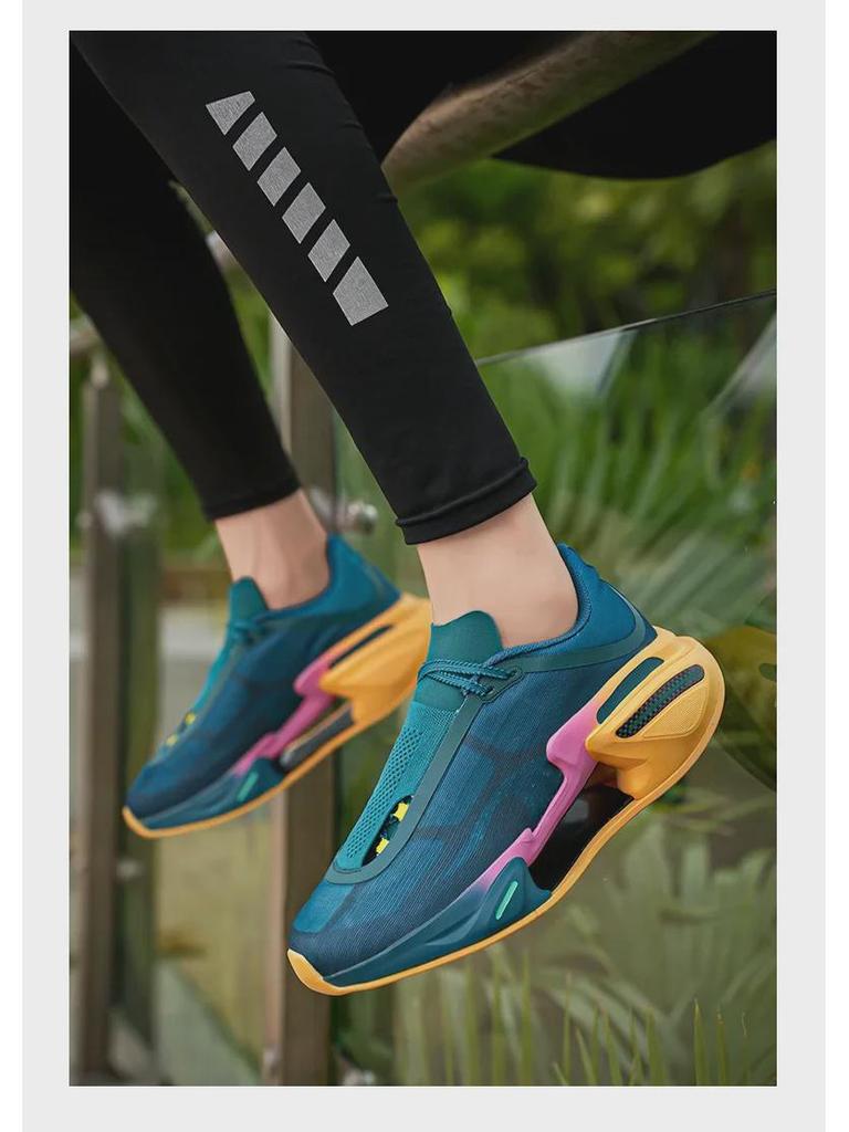 Jueying 3 Pantofi de alergare de curse unisex: Încălțăminte sport ușoară, rebound mare, absorbantă de șoc, la modă pentru bărbați și femei