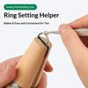 Ring Clamp Jewelry Making Vise Jewelers Wooden/ Plastic Jewelers Holder For Jewelry Making Benchwork Professional Hand Tool