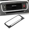 Central Control Air Vent Cover Trim Soft Carbon Fiber Sticker Decoration Fit for V60 S60