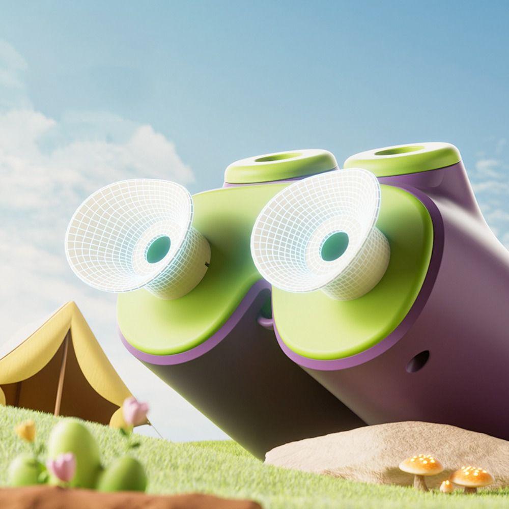 Plastiska Bärbara Förstoringsleksaker Kikare Förstoringsglas Aktivitets- och Reseanvändning