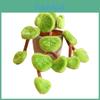 Decorazione Pianta Verde Peluche Con Cotone PP Per Ufficio E Soggiorno Di Casa Regalo