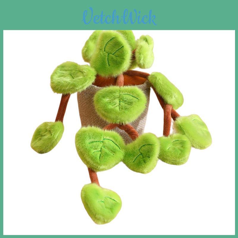 Decorazione Pianta Verde Peluche Con Cotone PP Per Ufficio E Soggiorno Di Casa Regalo