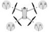 Propellers for DJI Mini 3 Pro / 4 Pro Drone - 16 Pieces 6030F Silver