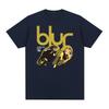 Blur Vintage T-Shirt Britpop Band Konzert Tour Streetwear Lässige Mode Einzigartig Baumwolle Unisex T-Shirt Neues Tee T-Shirt Damen Oberteile