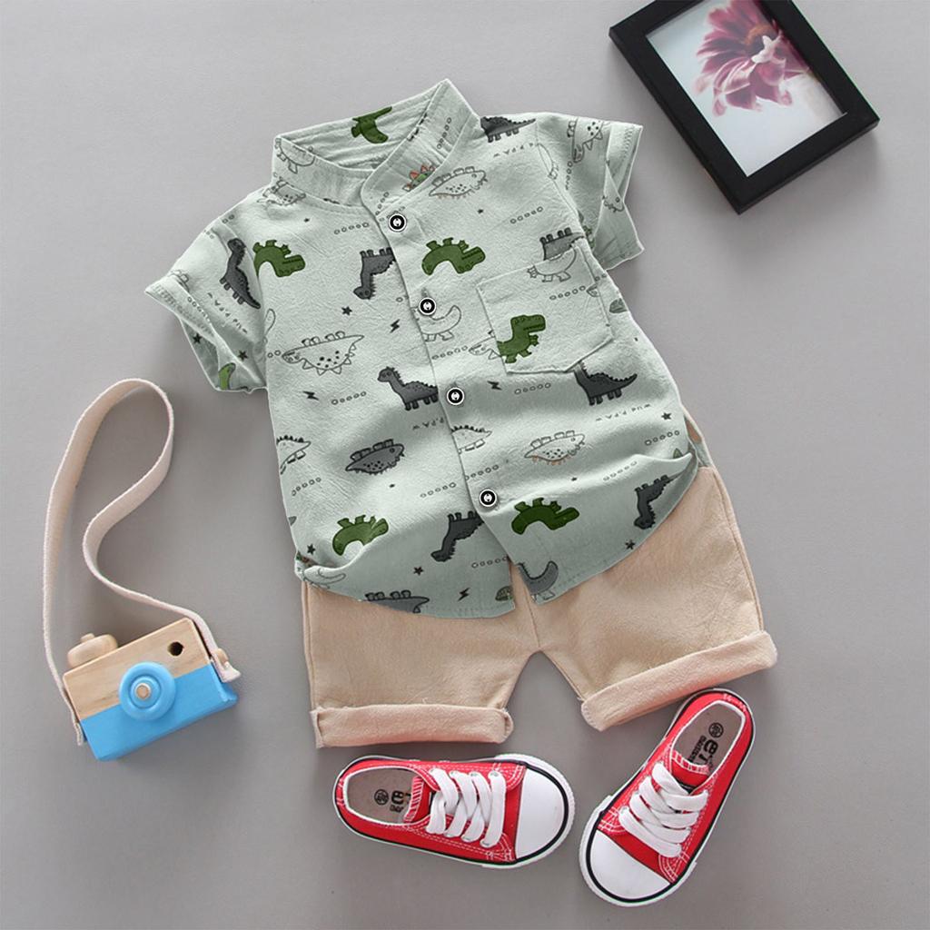 Girls Floral Skirt Short Sleeve Dress Children's Clothing Casual Children's Skirt