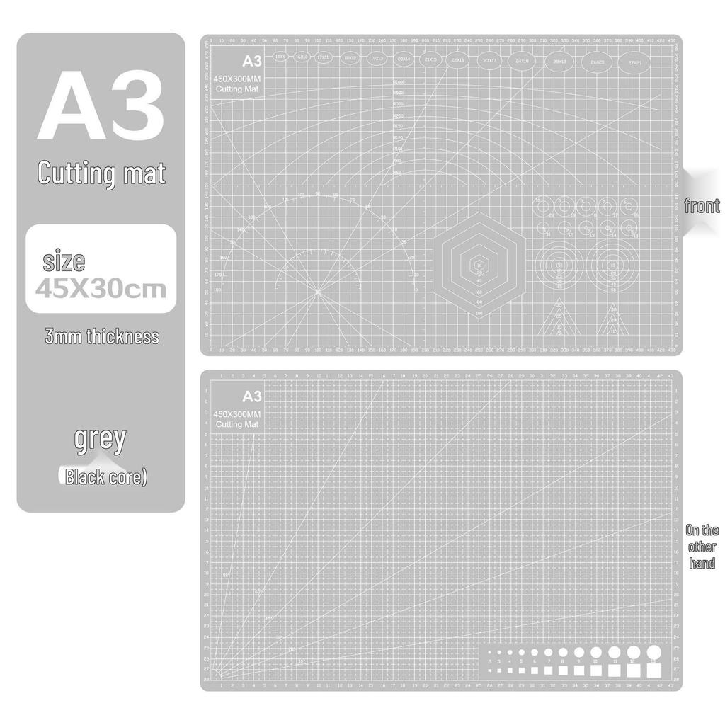 A3 3mm Extra Thick Cutting Mat: Handmade, Durable Pad for Paper Cutting & Writing