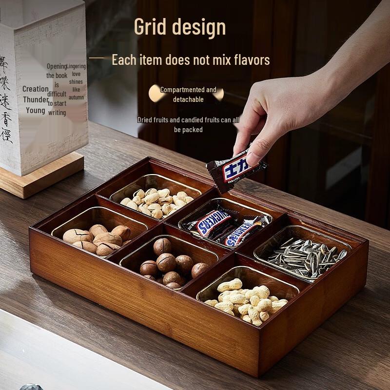 New Chinese Style Dried Fruit & Nut Storage Box