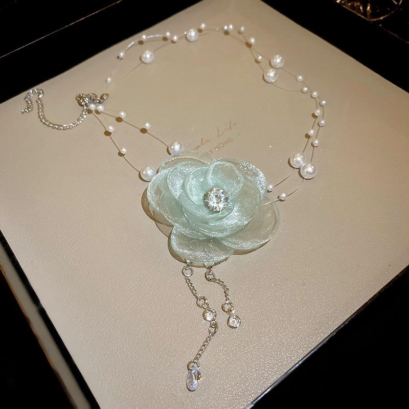 Collana con Perline per Clavicola Resort Bohemien - Accessorio di Moda di Lusso Leggero di Alta Gamma