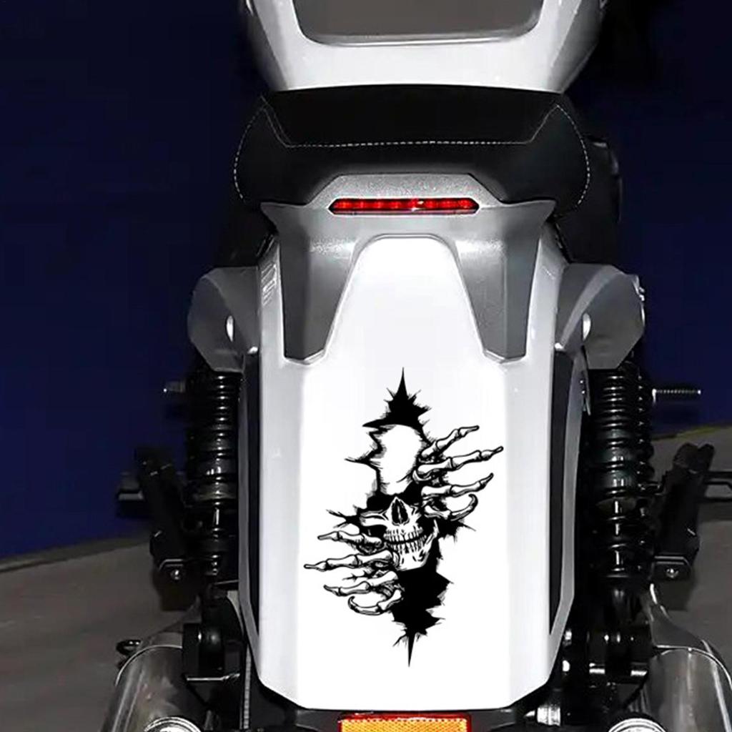 Skeleton Car Sticker Halloween Waterproof Decals Decor Body Decals for Car Truck SUV Motorcycle Vehicles Window Exterior Hood