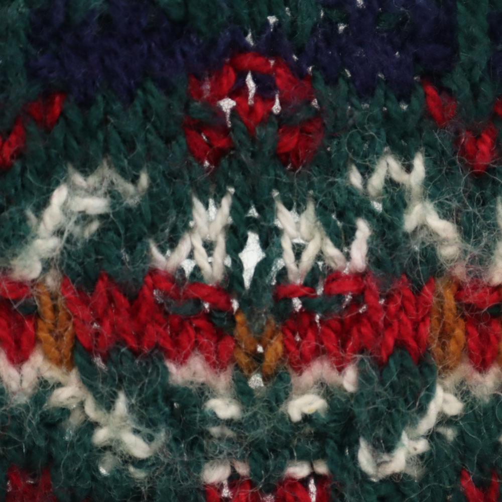 ALPS 80s 90s Made In USA Old Nordic Pattern Long Sleeve Sweater XL Knit Men's Used