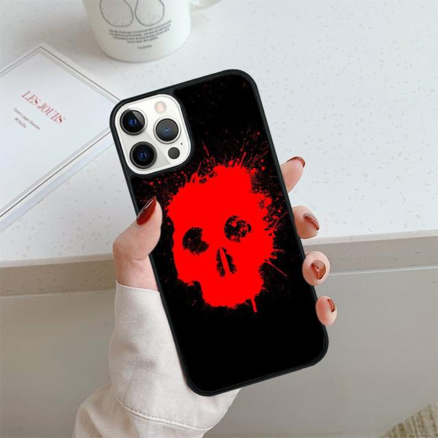 HALLOWEEN BLOODY SPLATTER Phone Case For iPhone 17 Air 14 15 16 13 12 Cover For Apple Pro Max 6S Plus Coque