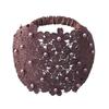 Non-slip Wide Hair Bands Hollow Hair Hoop Fashion Pearl Headband  for Women