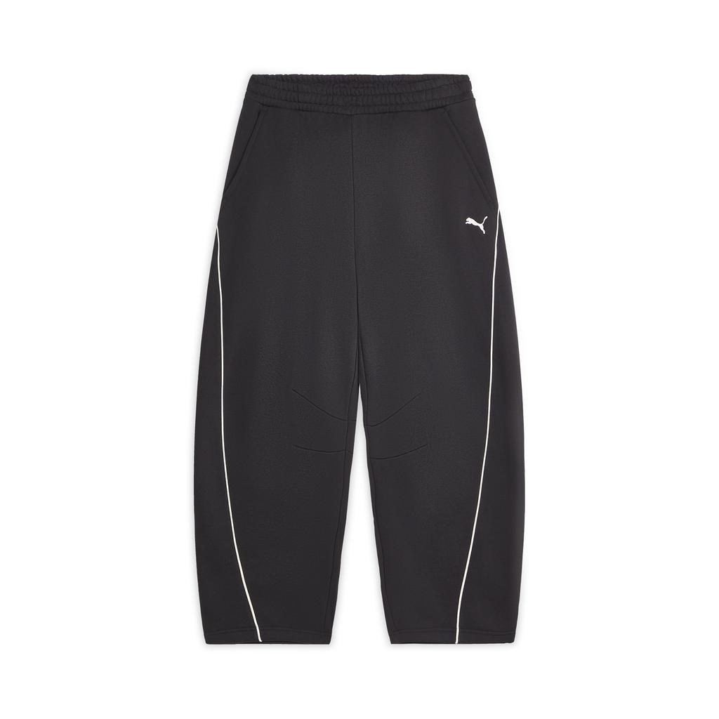 Puma Gestrickte Karottenhose Fleece Colorblock Warm Mittlere Taille Kordelzug Strick Sporthose Unisex Hose 640610-01