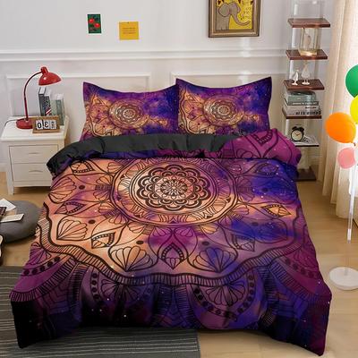 Psychedelic Boho Luxury Bedding Set 3PCS with Pillowcase King Duvet Cover Queen 2/3pcs Polyester Comforter Cover Home Textile