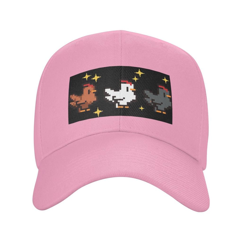 Unhappy Chickens Stardew Valley Game Cute Cartoon Baseball Caps Fashion Men Women Hats Outdoor Cap Hiphop Baseball Hat Casquette
