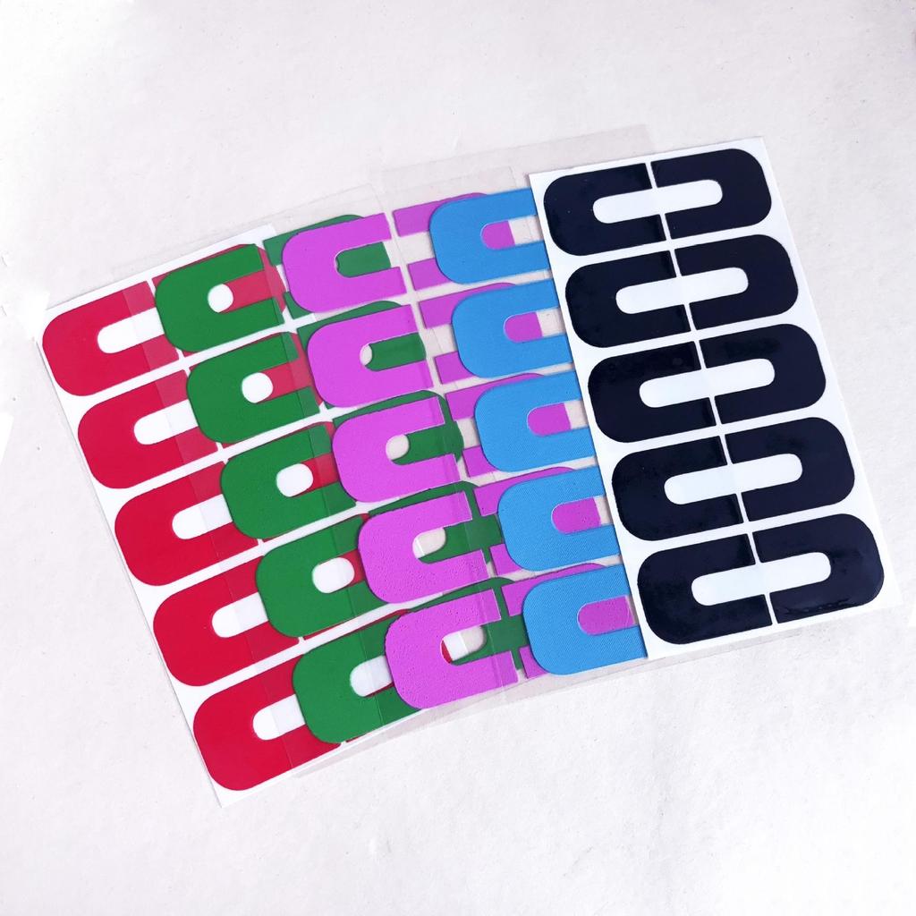 Nail Polish Overflow Prevention U-Shaped Stickers for Nail Art