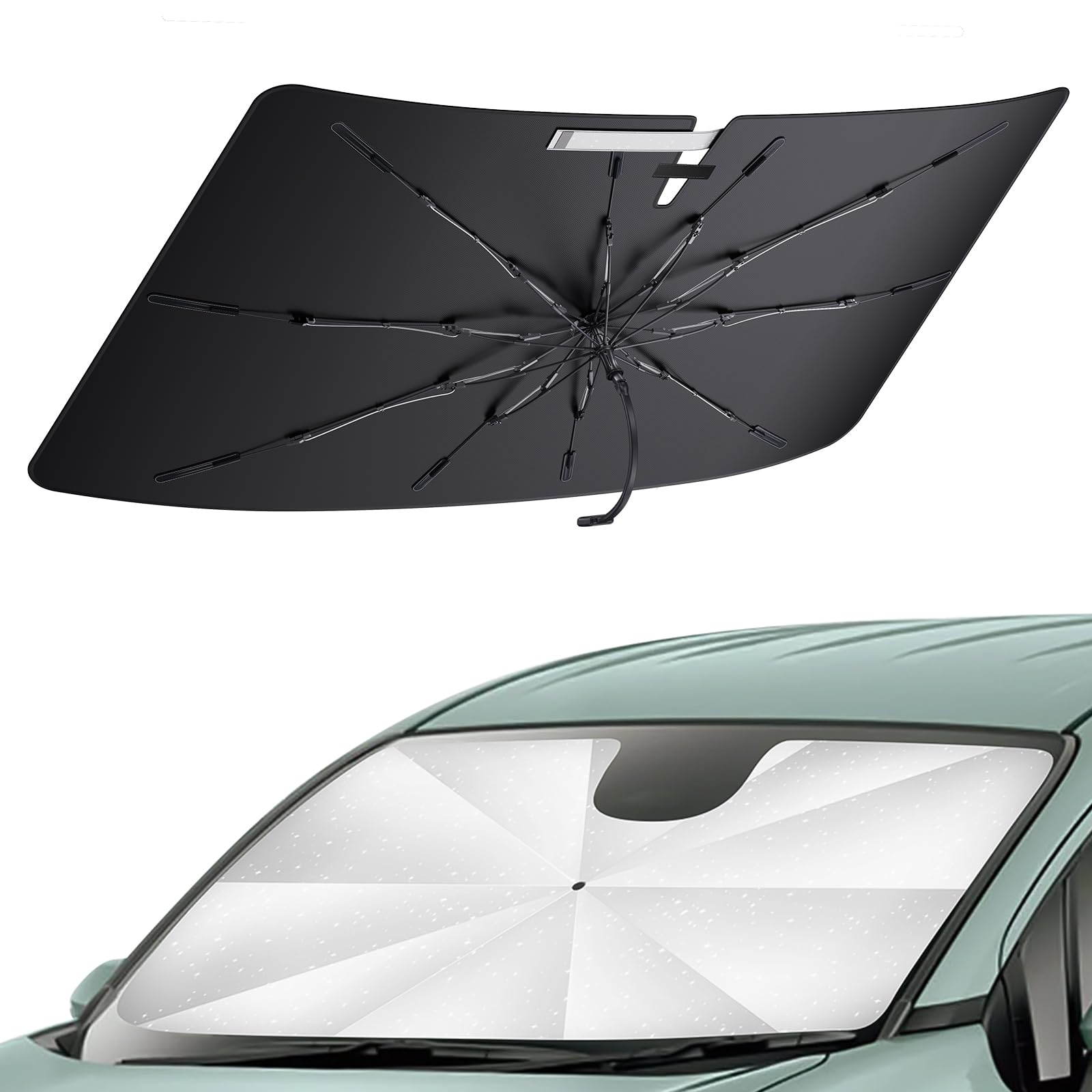 

Toyota Sienta 3-е поколение передний сгибаемый центр УФ 10 стекловолокно автомобиль автомобиль солнце жара Sienta 10 автомобиль сумка для хранения в комплекте [LFOTPP] зонтичного типа