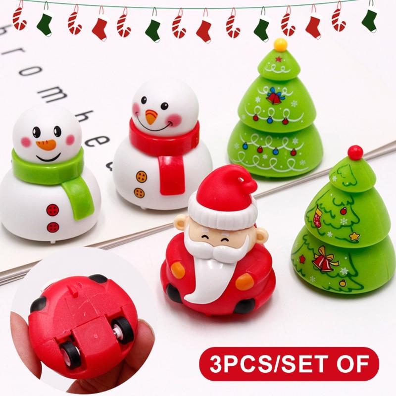 Christmas Pull Back Car Toy Vehicles Set Friction Powered Car Toy for Boy,Girls Educational Play,Goodie Bags Stuffers