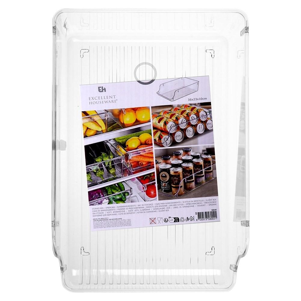 Organizer do lodówki pojemnik na produkty spożywcze 35x22.5x10cm EXCELLENT HOUSEWARE 259380