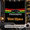 TapestryPenrith Panthers Custom Name Text Personalized Wall Hanging Tapestry Home Wall Decor
