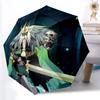 Parapluie Roi Squelette AFK Journey, Parapluie Pliable Soleil Pluie Personnage de Jeu Fantastique