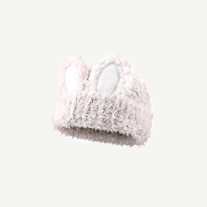 Kvinners søte søte stil mote til fest kostyme vinter kanin øre plysj lue lue myk plysj lue
