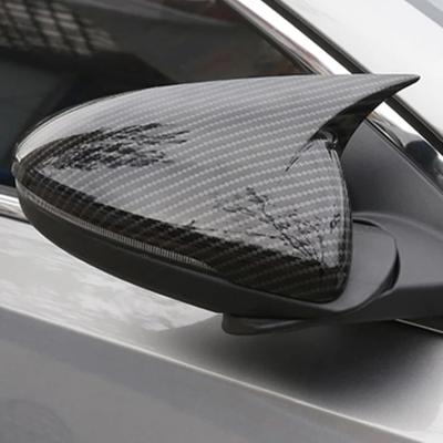 Spiegelabdeckung für KIA K3 Cerato Forte 2019-2022 Rückspiegelabdeckung Flügelkappe Außentür Rückspiegelgehäuse Zierleiste Kohlefaser
