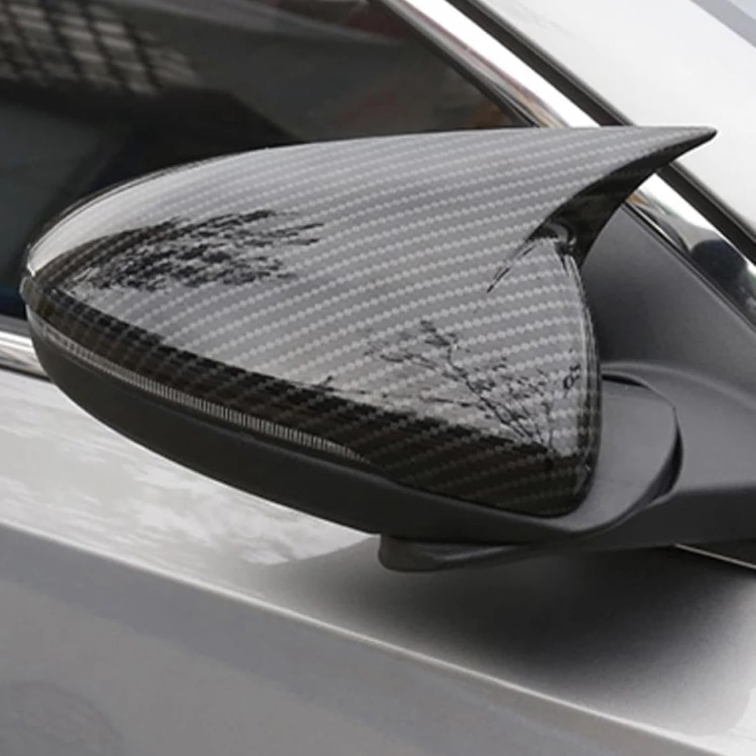 

Mirror Cover for KIA K3 Cerato Forte 2019-2022 Rearview Side Mirror Cover Wing Cap Exterior Door Rear View Case Trim Carbon Fiber