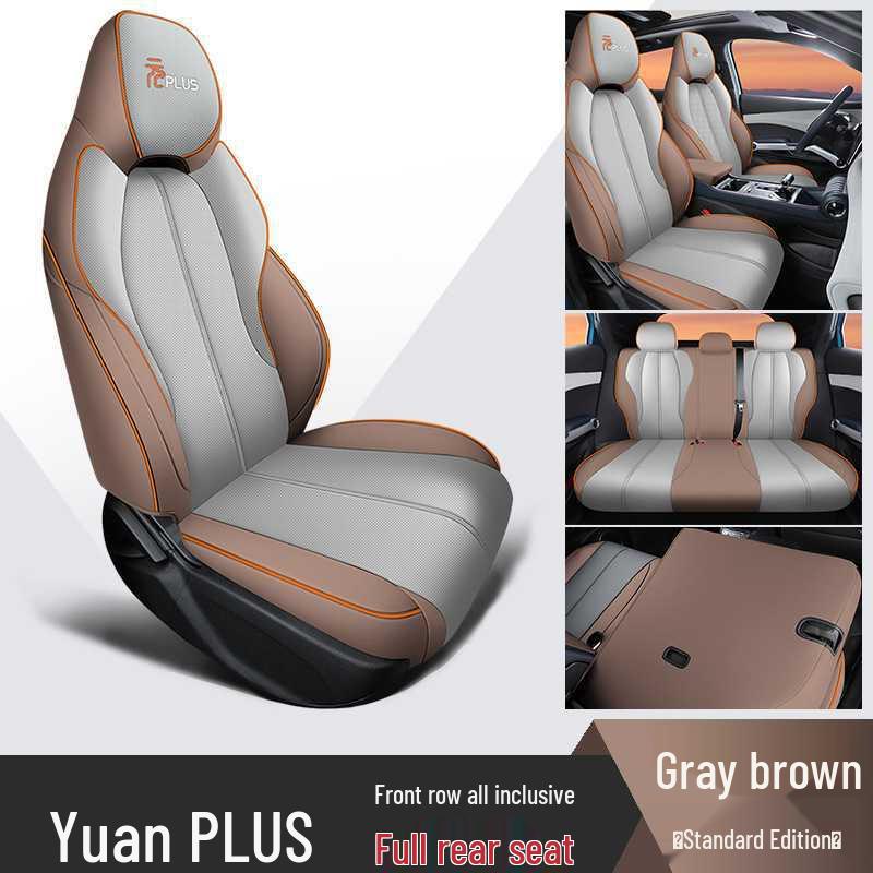 2024 BYD Yuan Plus Honor Model Cartoon Car Seat Cover, Full Surround, All-Season Cushion.