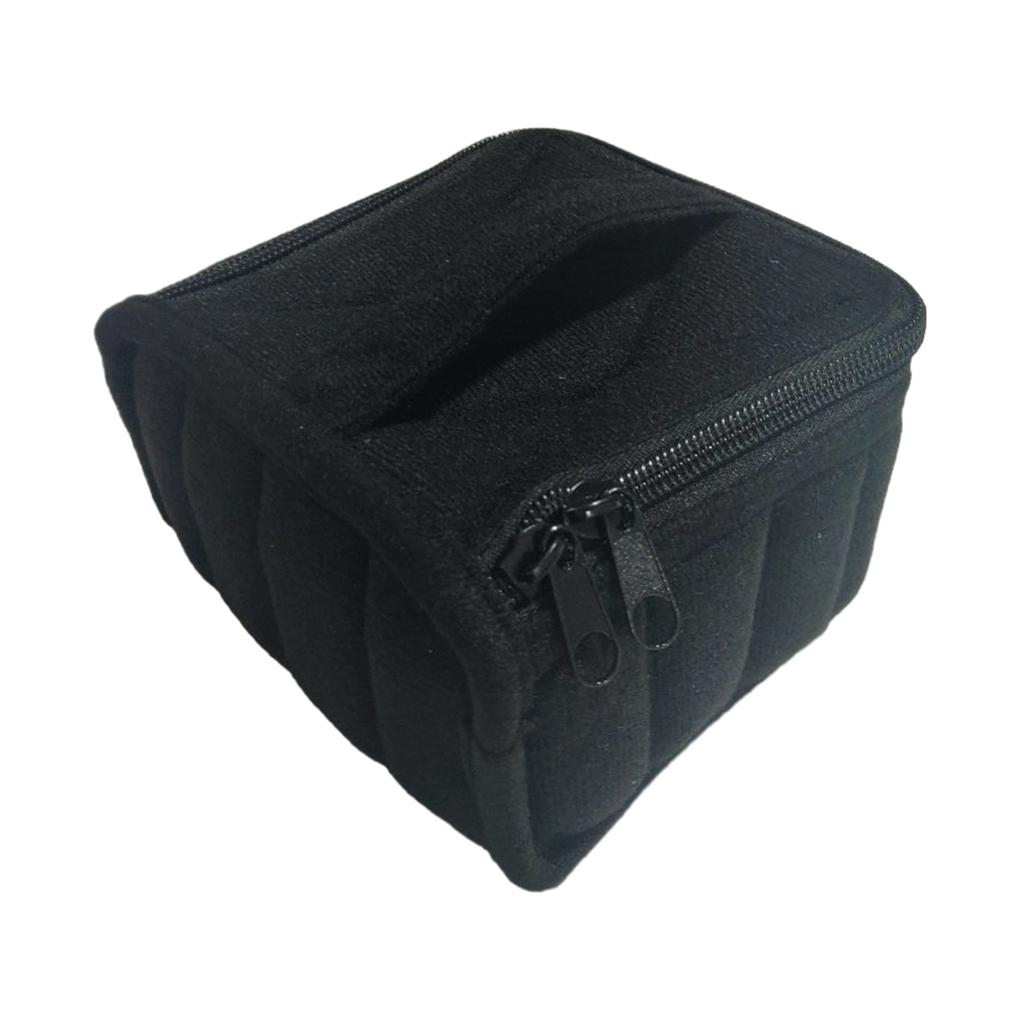 

16 бутылочек, чехол для эфирного масла, коробка для духов, дорожная бутылка, держатель для переноски лака для ногтей, сумка для хранения косметики, гладкая молния black