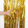 By Gorgeous 1m 2m Shiny Laser Rain Curtain For Creative Birthday And Decorations Event