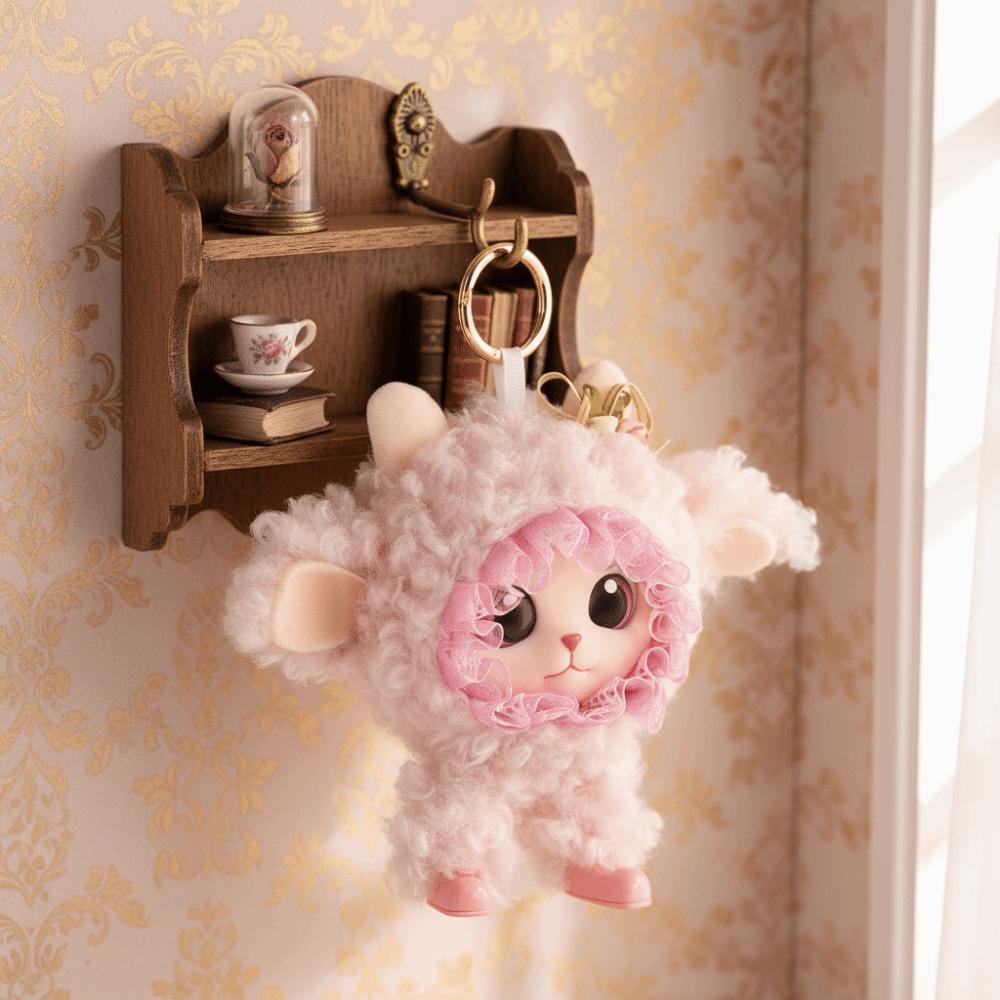 Smooth Vinyl Hanging Ornament Soft Plush Mini Plush Pendant Gentle Vinyl Doll Keychain  Girls Gift