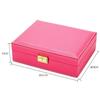 High Face Value Luxury Jewelry Storage Box Multifunction Earrings Necklace Rings Storage Box Pure Color Jewelry Display Boxes