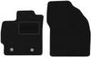 Black Front Floor Mats For: Toyota Prius III Hatchback (2009-2011)