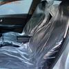 Y4UA 100pcs Vehicle Dustproof Covers Car Covers Transparent Car Chair Covers Plastic Car Protector 140x80cm