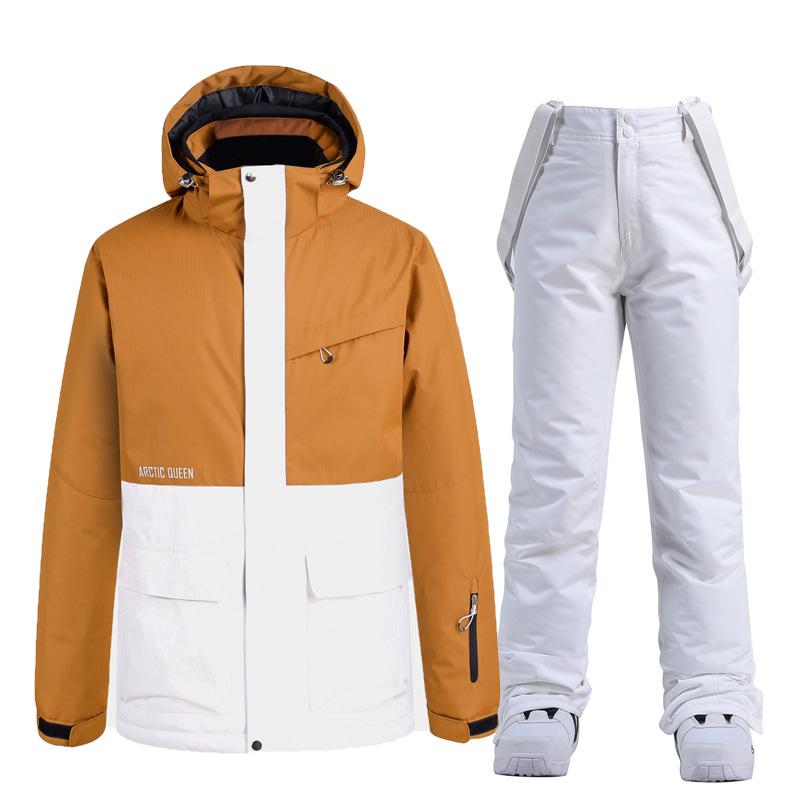 Couples' Warm Korean-Style Snowboard Suit Set