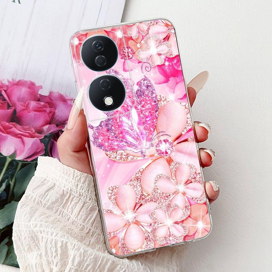 

For Huawei Honor X7 X7a X7b X7c 4G 5G Phone Case HonorX7 Bumper Soft TPU Clear Silicone Bumper Cartoon Animals Cool Style Funda Honor X7A 4G