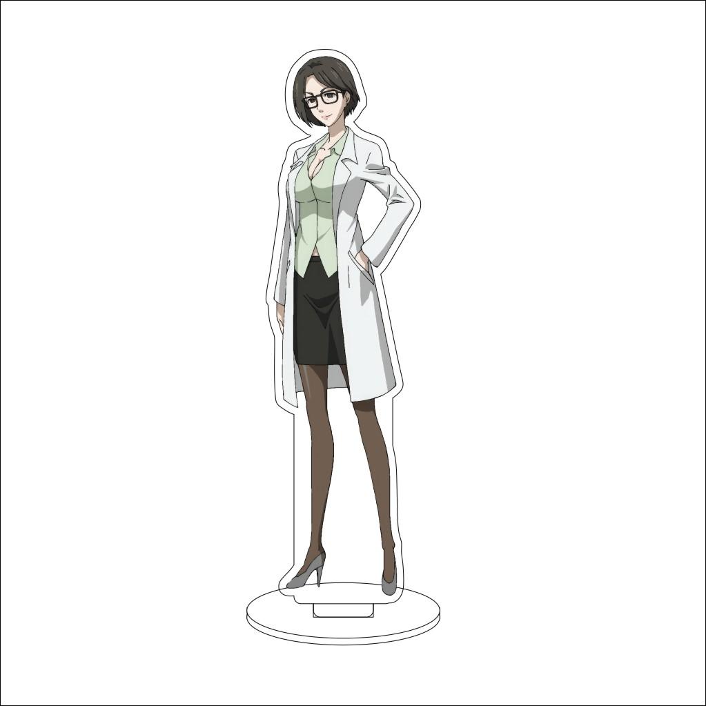 16CM Anime Steins Gate Cosplay Acrylic Stand Ornaments Shiina Mayuri Okabe Rintarou Makise Kurisu Figure Stand Halloween Gifts