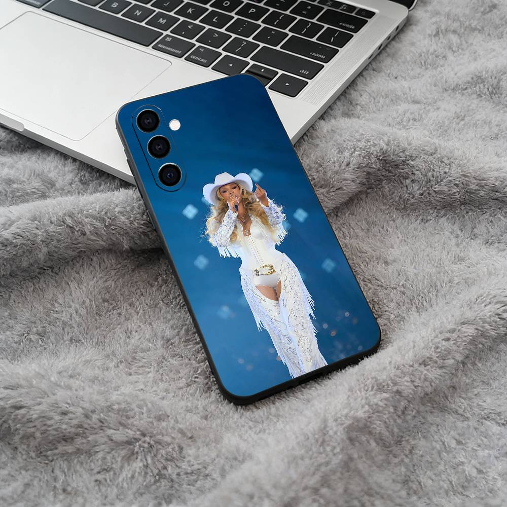 pop diva-B-eyoncé Phone Case For Samsung Galaxy A73,A71 A72,A70,A53,A52,A51,Soft Silicone Black Cover