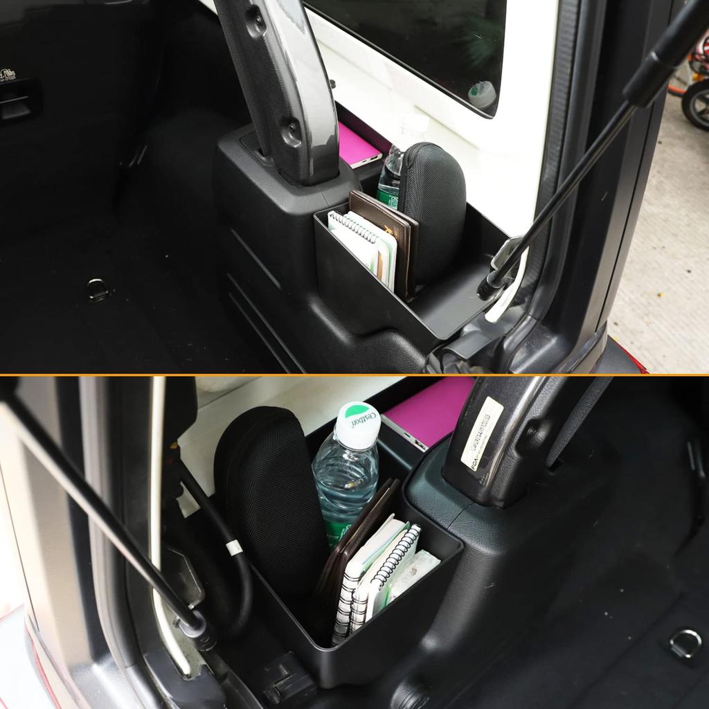 YOCTM Interior Storage Box for Jeep Wrangler JL 2018 2019 2020 2021 2022 Trunk Side Storage Trunk Cargo Side Accessories 2023, Box, Organizer, Tray,