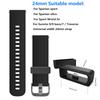Durable Silicone Rings Fastener Retainer Rings Resin Belt Security Loop for Suunto24mm Band Replacement Band