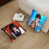 Chainsaw-Man Mitaka Asa Decorative Room Aesthetics Pillow Case Home Decor Bedroom Sofa Bed Couch Pillow Cover 45x45