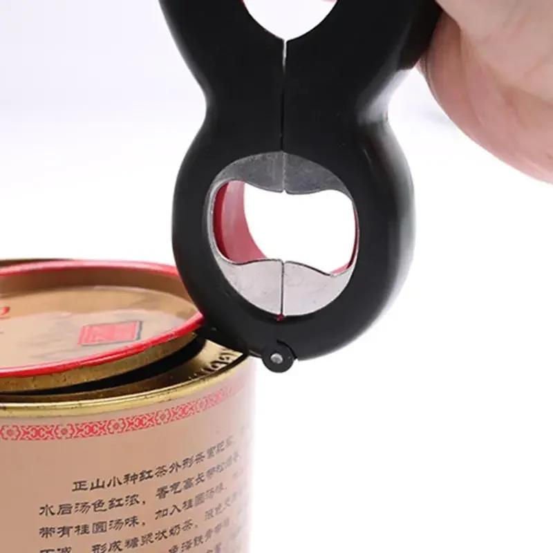 Portable Creative Jar Opener for Multifunctional 6-in-1 Bottle Opener Jar Lids Opener Stainless Steel Can Open theTool