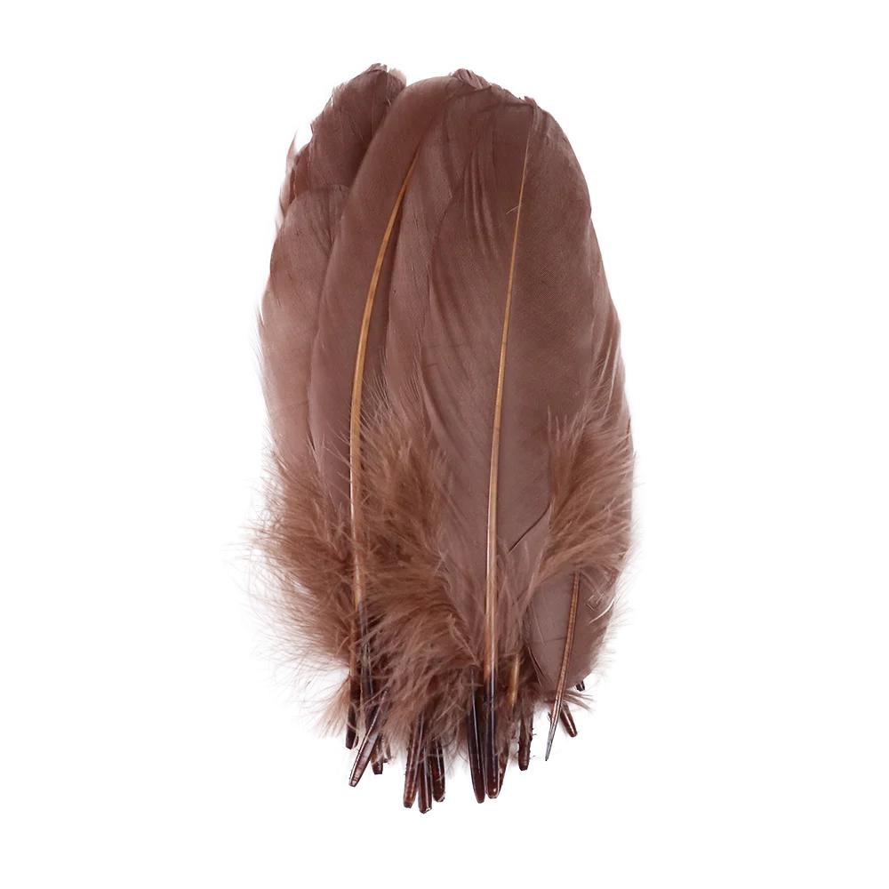 Premium White Swan Goose Feathers 15-20cm 50PCS/Lot 28 Colors for Jewelry Making Wedding Decor Crafts DIY Feather Accessories