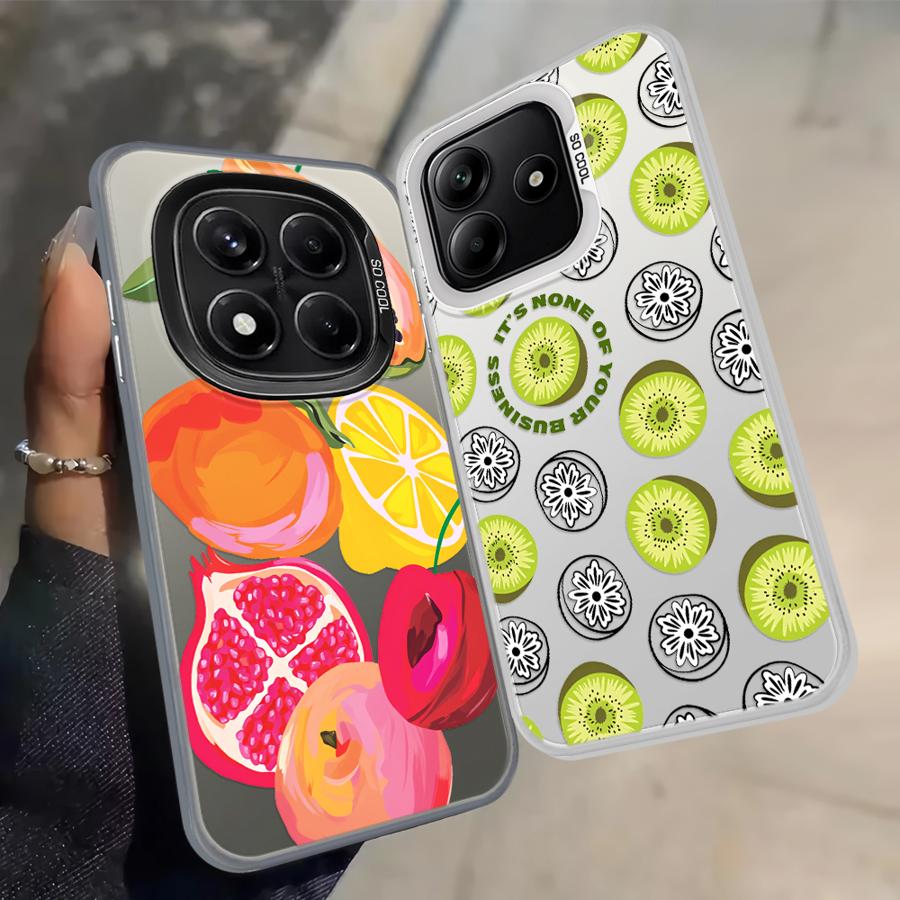 Case for Xiaomi Redmi Note 14 11s 11 12 Pro Note 13 Pro Plus 12s Back Phone Cover Delicious Fruits