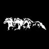 Waterproof Car Sticker Black Decoration Sticker PET Material