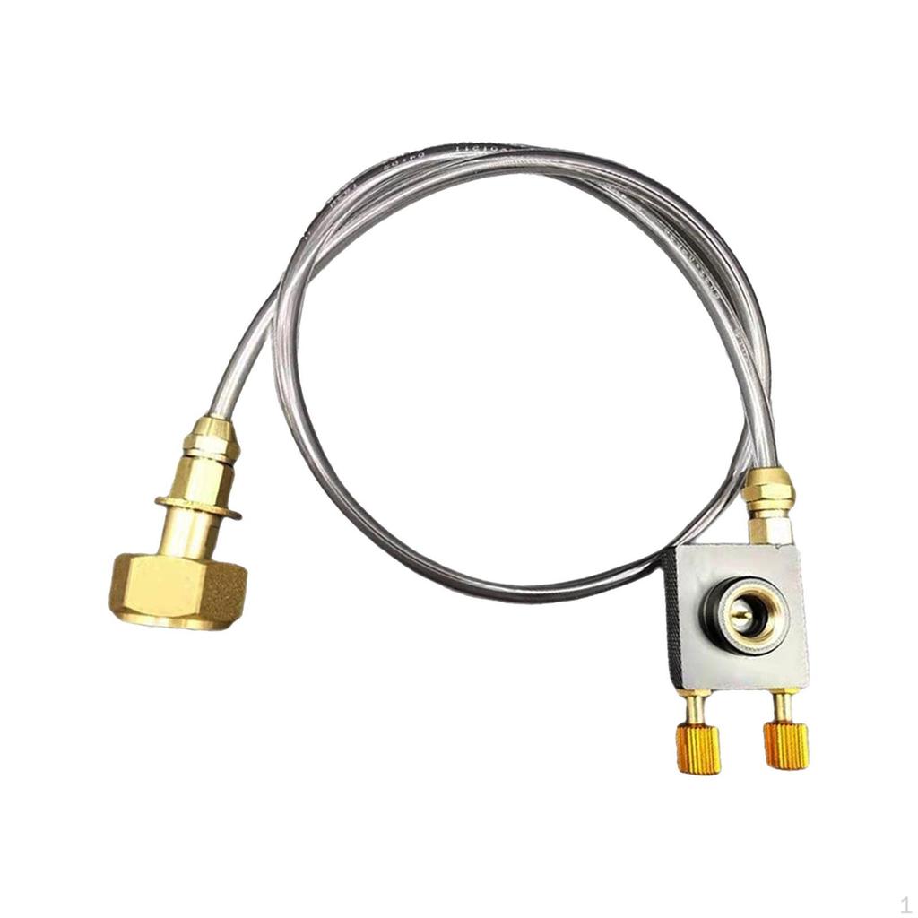 Gas Refill Adapter Tank Connection Hose for BBQ Outdoor Activities