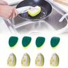 8pcs Kitchen Cleaning Dishwashing Sponge Wipe Dish Wand Sponge Refills Heads Brush Replacement Sponge Refill Sponge Pads
