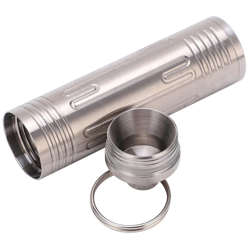 TLSC005 Cylindrical Sealed Pill Bottle Antirust Waterproof Outdoor Sealed Medicine Bottle Container
